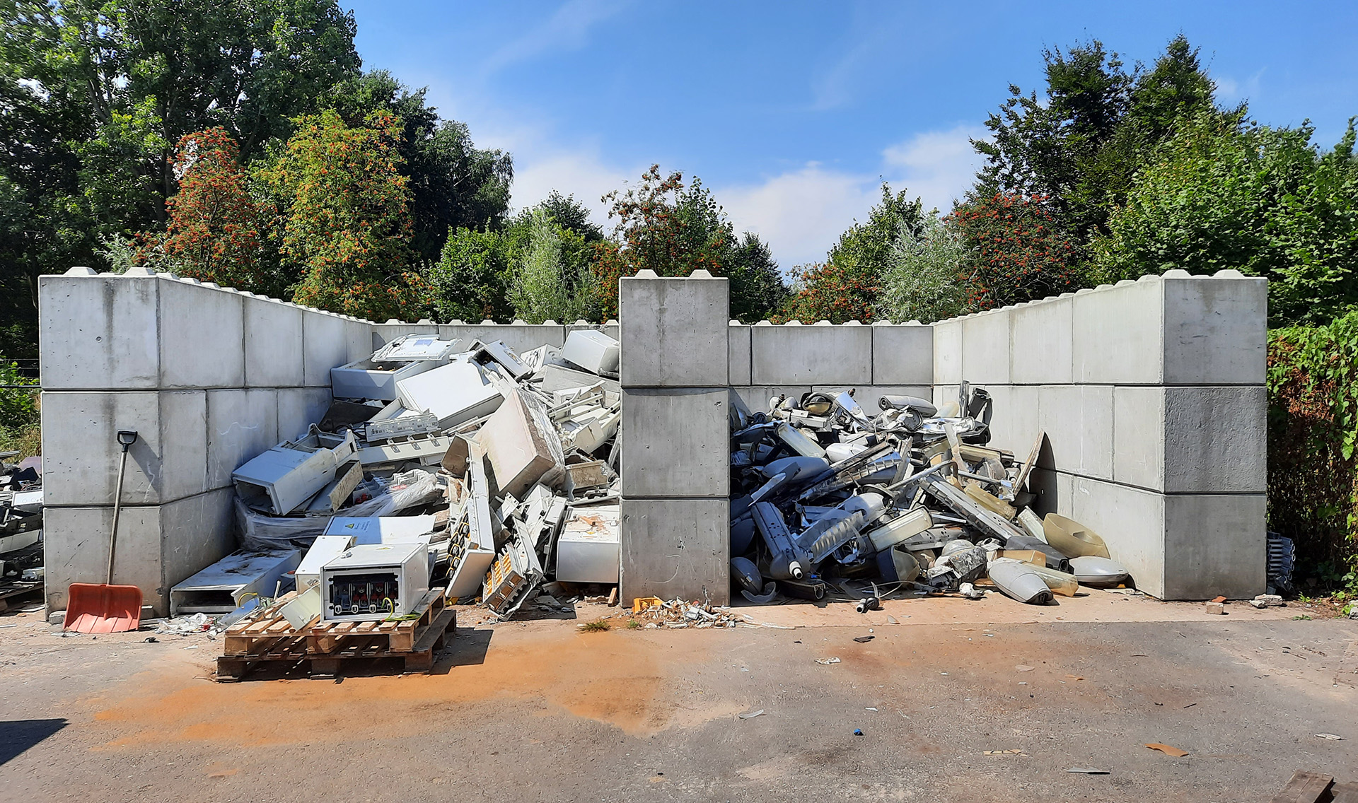 Faciliteiten voor scheiden van afval